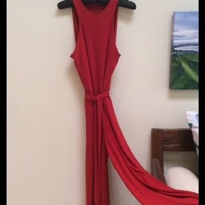 Sleek Ralph Lauren Red Jumpsuit