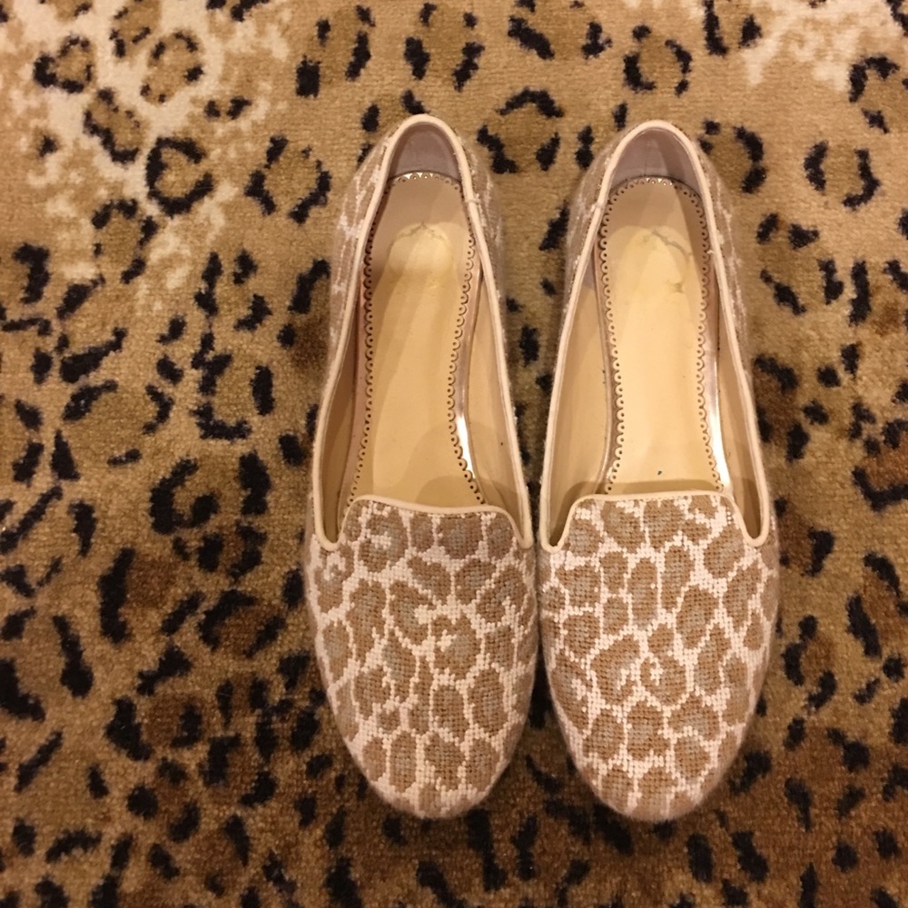 C Wonder Slip On Needlepoint Slippers