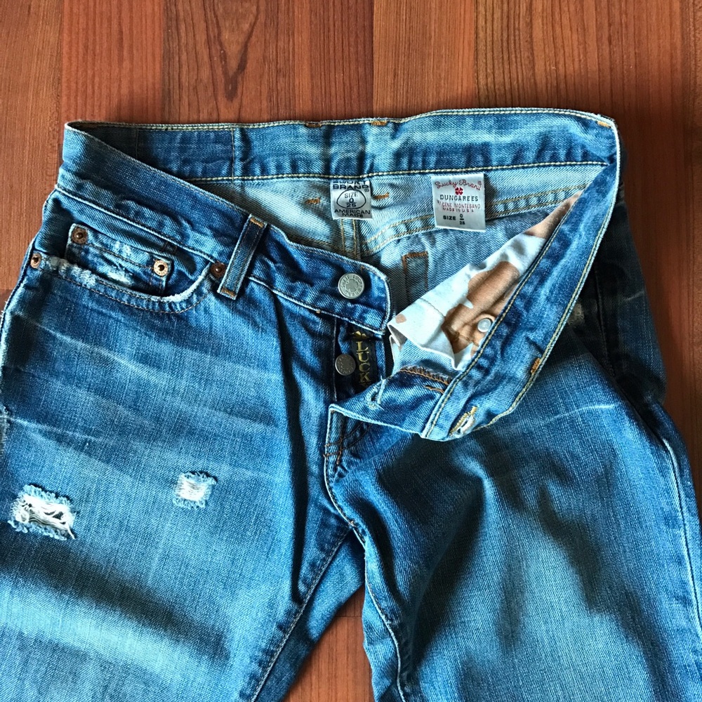 Lucky Distressed/ Holy Jeans - sz 25 - Picture 2 of 6