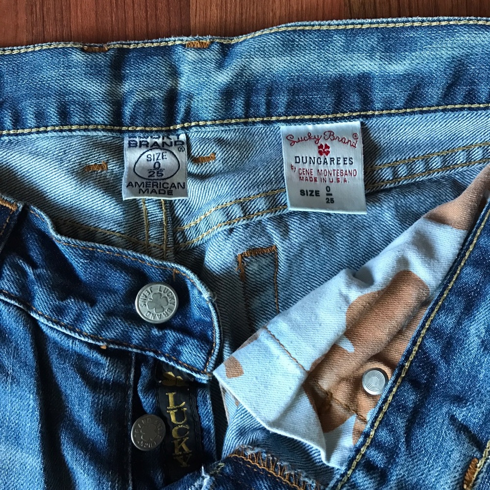 Lucky Distressed/ Holy Jeans - sz 25 - Picture 3 of 6