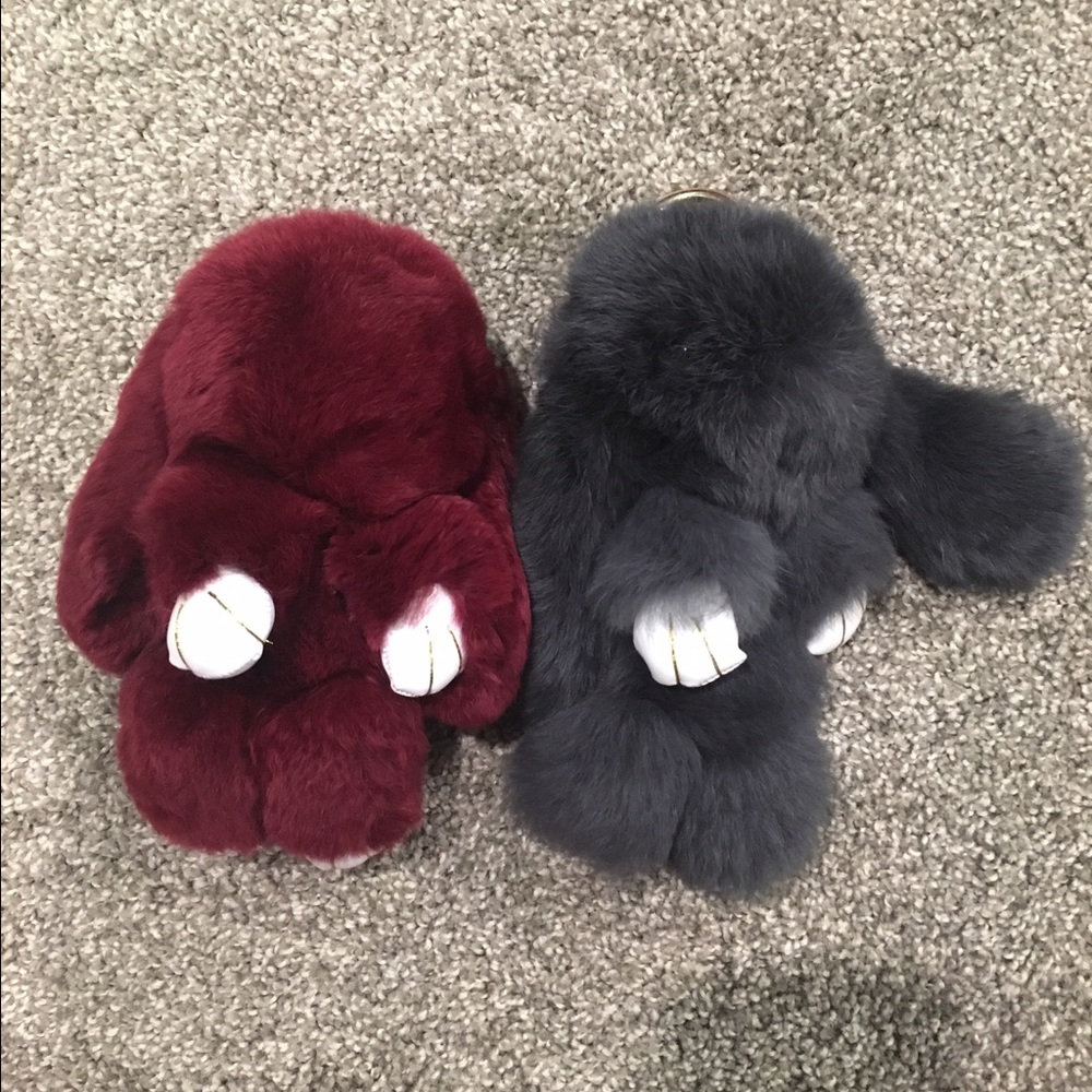 cute bunny have grey and red you can choose one