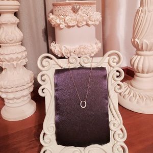 Lucky horse shoe necklace