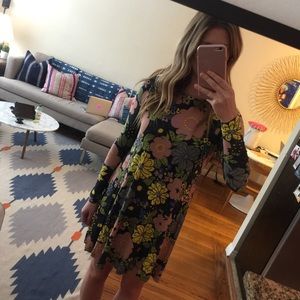 Floral print dress