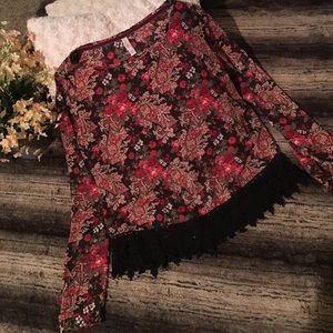 NWOT! Floral print midi top