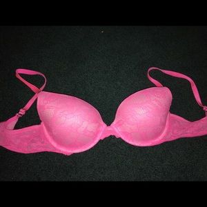 Biofit Victoria's Secret pink lace push up bra
