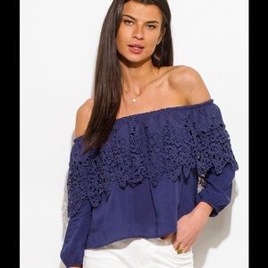 Off The Shoulder Boho Blouse