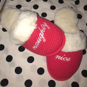 Naughty & Nice Slippers | Victoria Secret