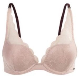 Nicole Miller Pretty in Pink lace bra - 36C