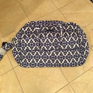 NWT Vera Bradley Grand Traveler in Cobalt Tile