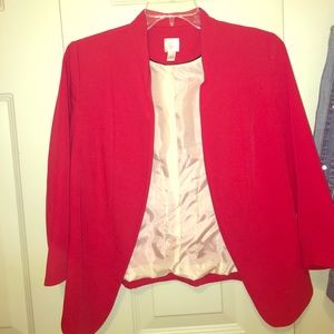 Red blazer
