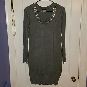 Gray Sweater Dress