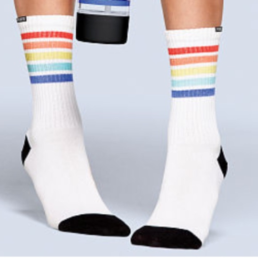 BNWOT Victoria's Secret PINK crew socks