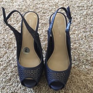 Bcbg blue heels