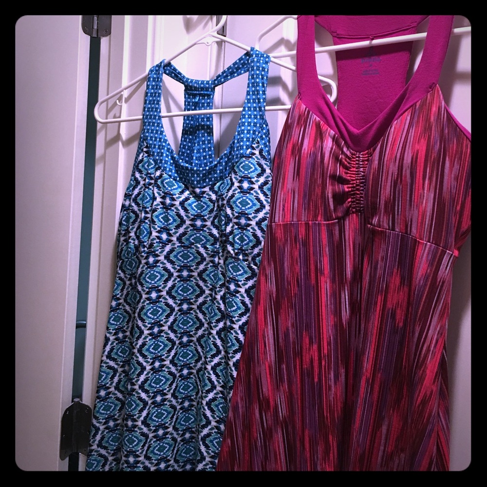 TWO Beautiful Prana dresses, never worn.