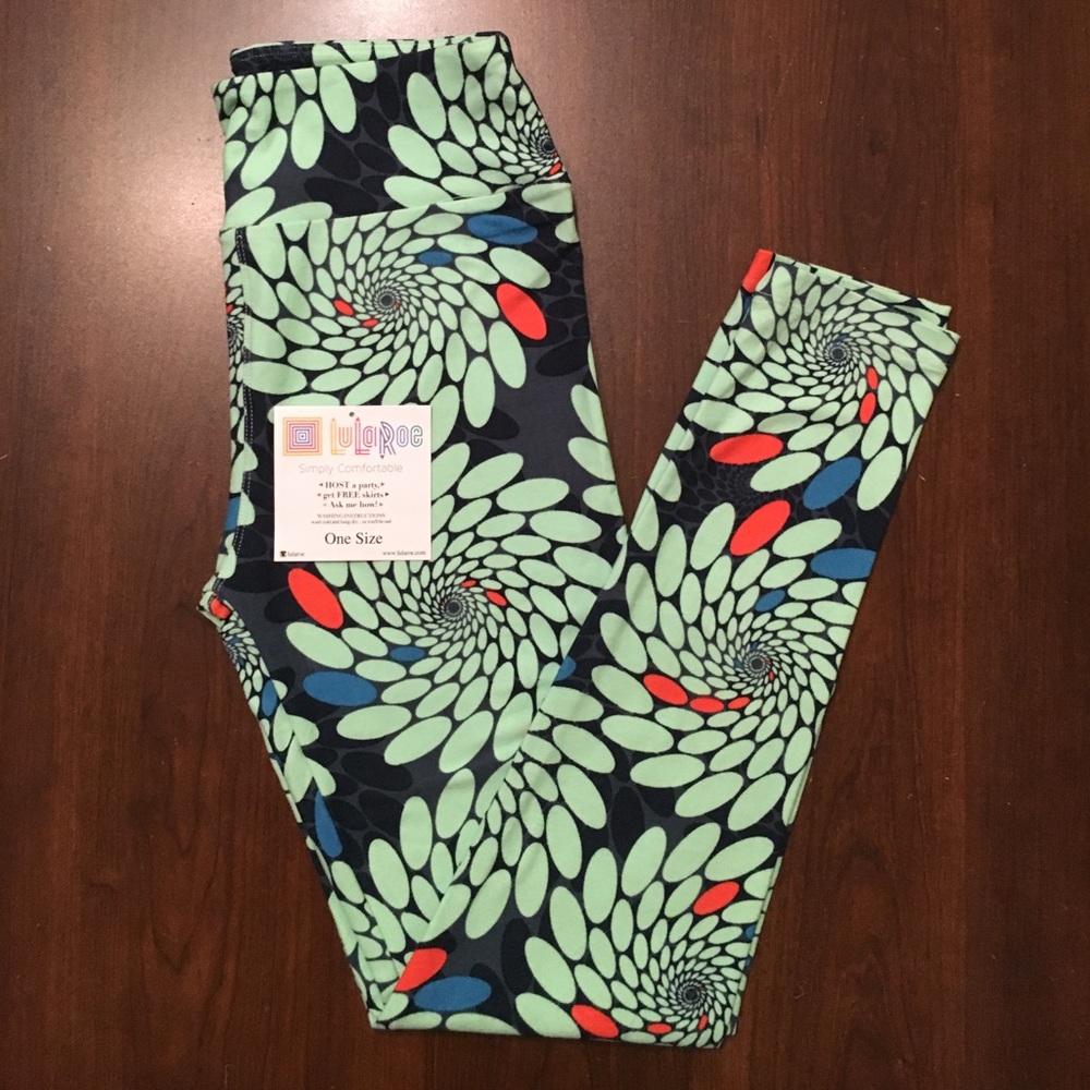 New lularoe spiral leggings OS