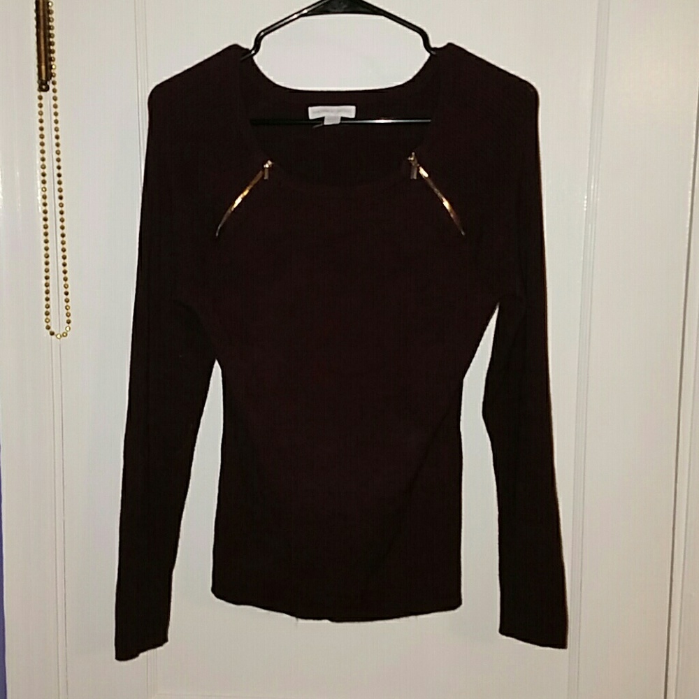 Burgundy Sweater
