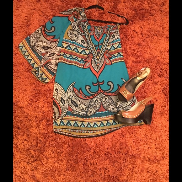 Island Inspired, Shoulder exposing Sheath, S small - Picture 3 of 4