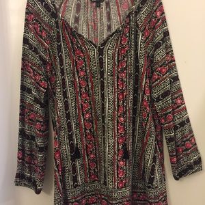 Express Tapestry Print Dress