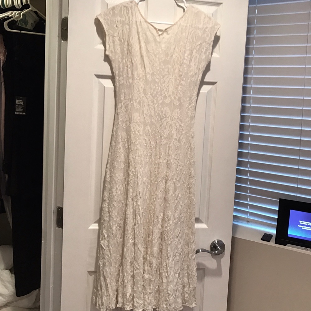 Ultra Romantic Vintage Lace Gown
