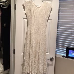 Ultra Romantic Vintage Lace Gown