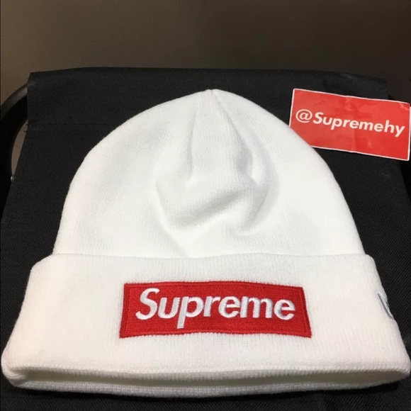 Supreme | Accessories | Supreme Box Logo Beanie White X New Era