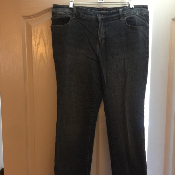 Chicos Basics platinum denim jeans size 2 (14plus) - Picture 1 of 6