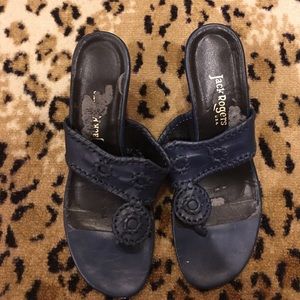 Vintage Navy Kitten Jack Rogers
