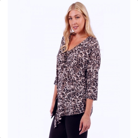 NEW Betsey Boo for Yummy Plus 2X Animal Top - Picture 7 of 8