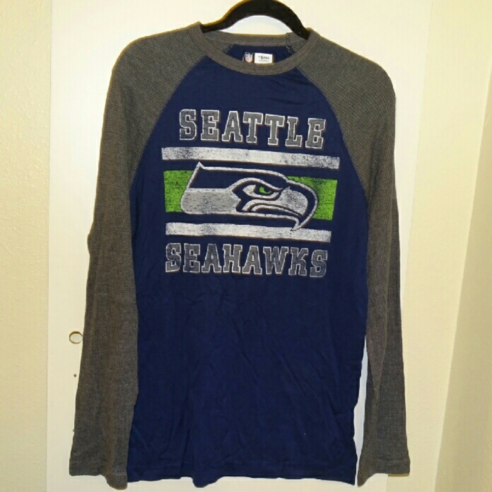 Seattle Seahawks Baseball Style Shirt