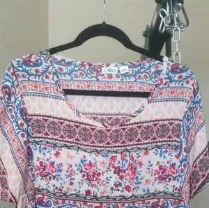 Patterned blouse
