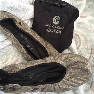 Corso Como Ballasox in Silver Glitter