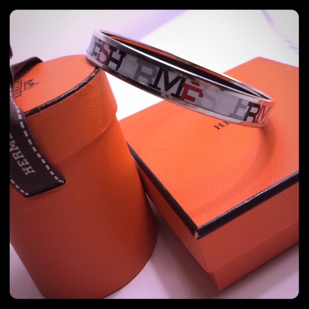 Hermès Capitales Enamel Bracelet - Authentic