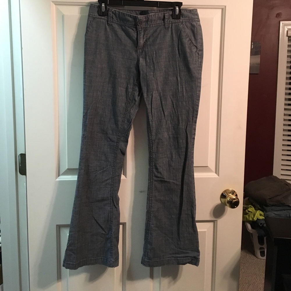 Jean looking dress pant trousers