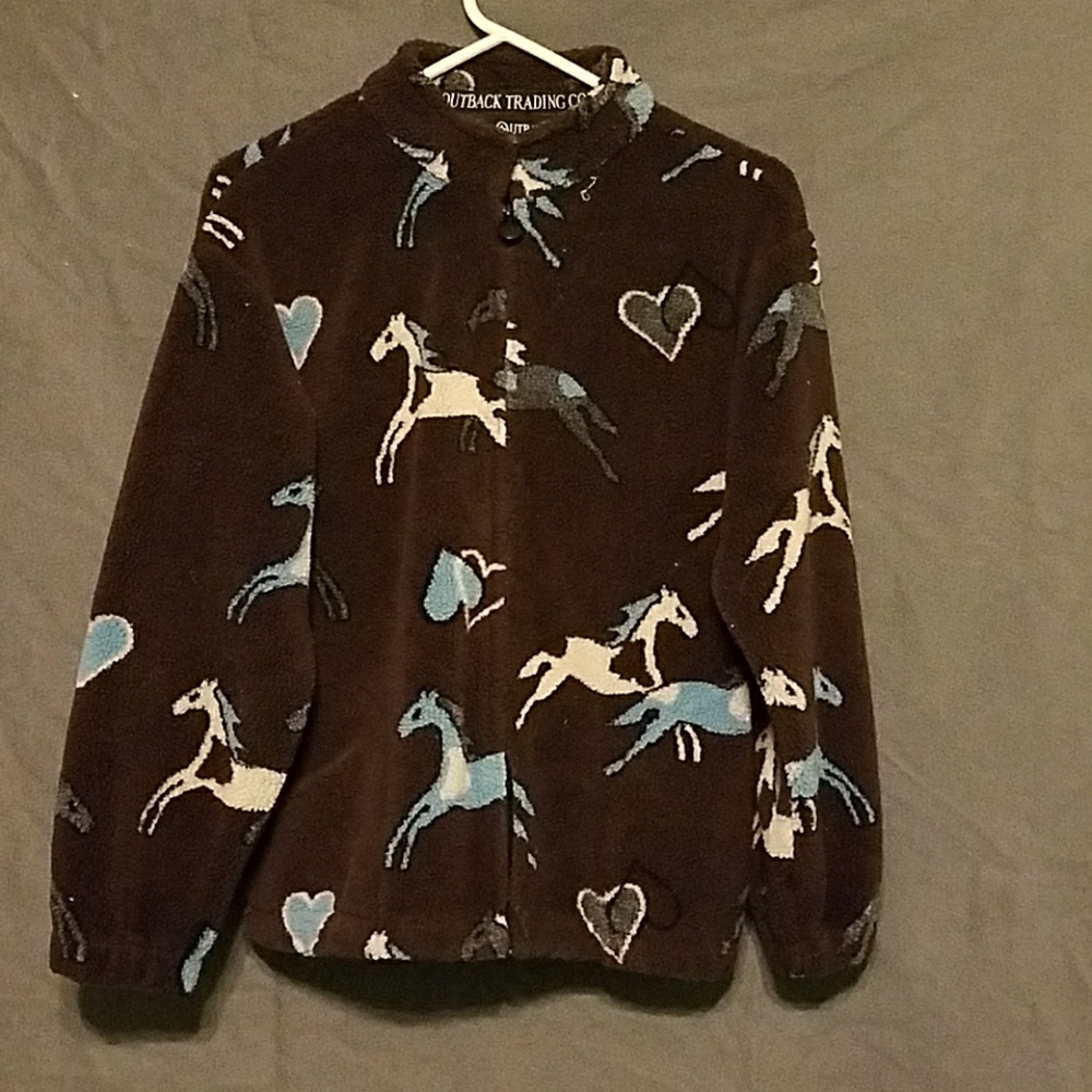 Outback trading company fuzzy jacket xl