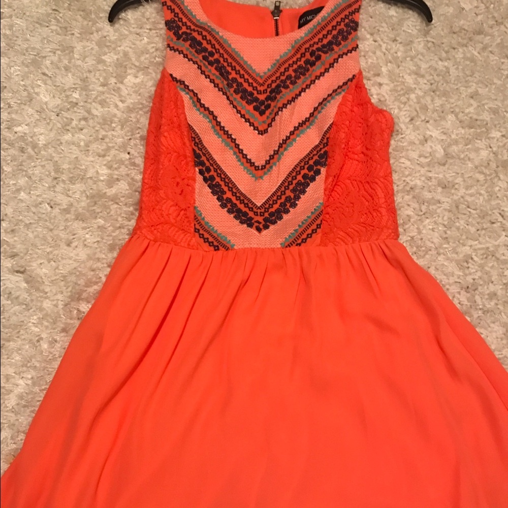 Orange dress