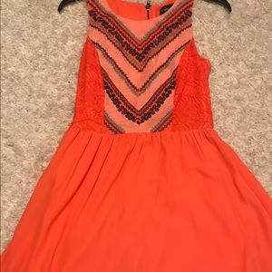 Orange dress