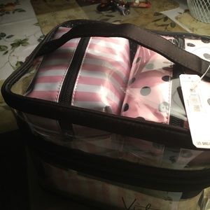 Victoria secret makeup bag.