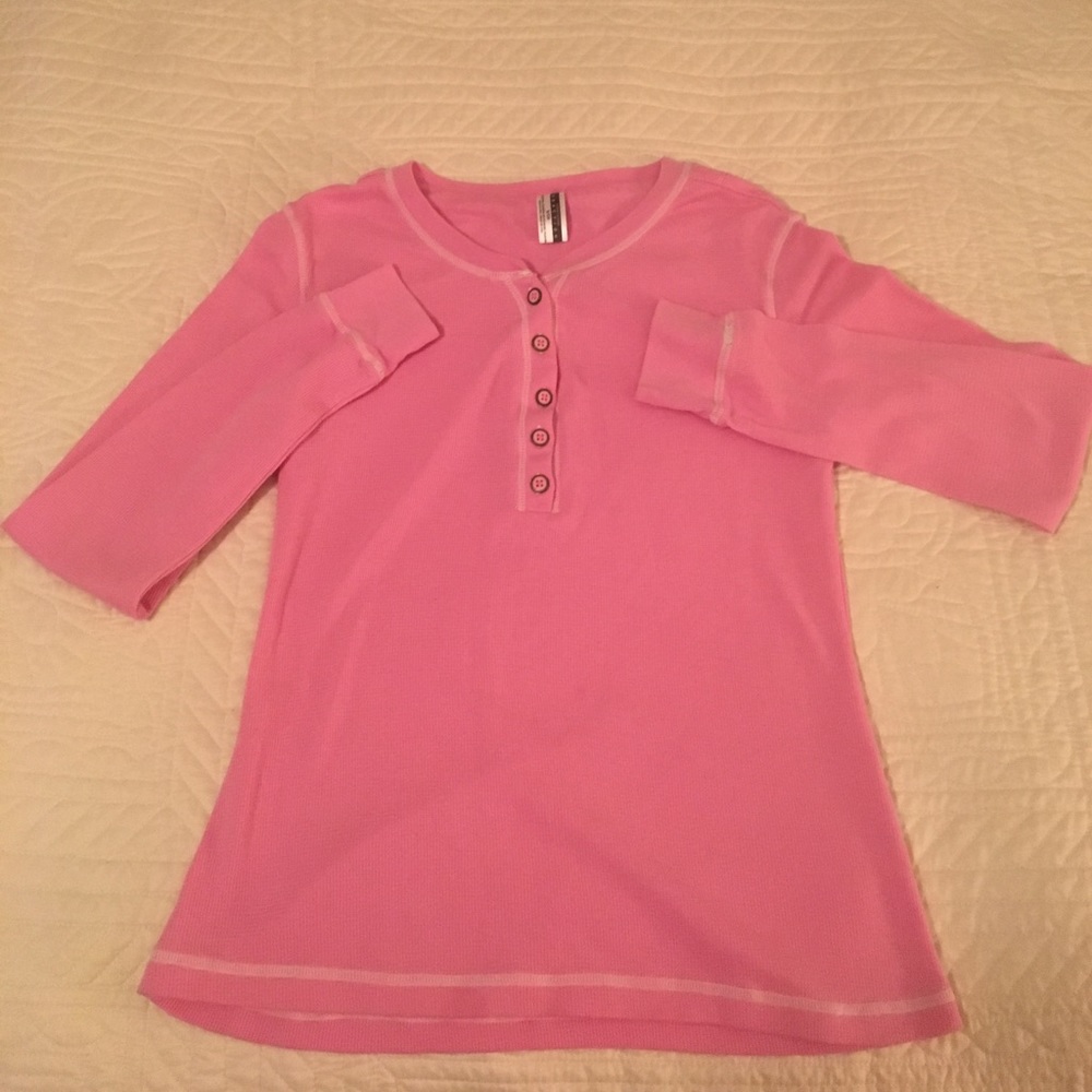 Pink Henley