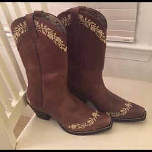 Genuine Leather Cowboy Boots