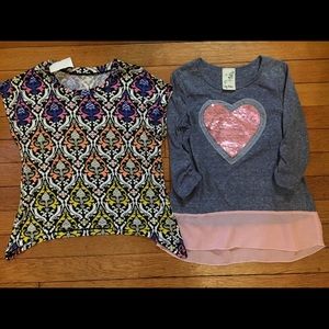 Girls tops from Lily Bleu and Flowers by Zoe