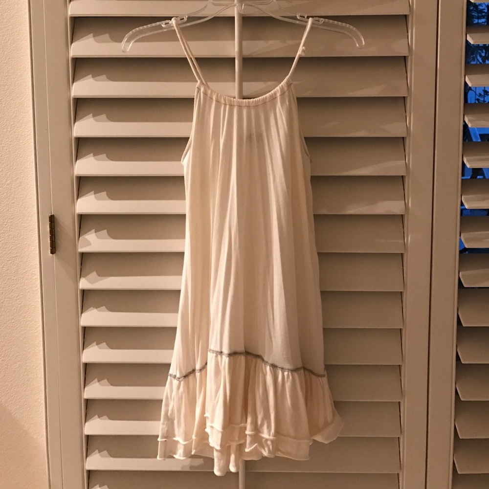 Pull side cover up dress