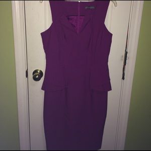 Size 14 purple bodycon dress