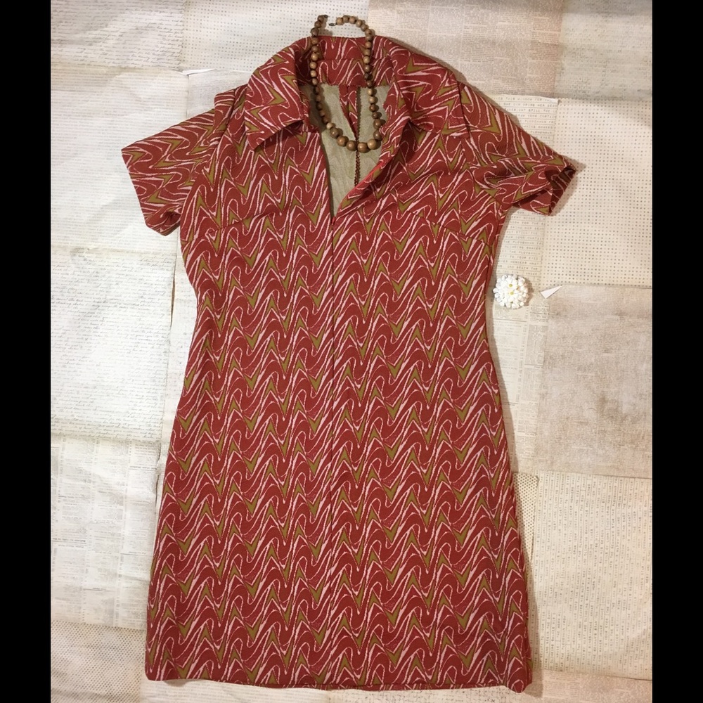 Vintage Midcentury Mod Dress ! 🌼🍄
