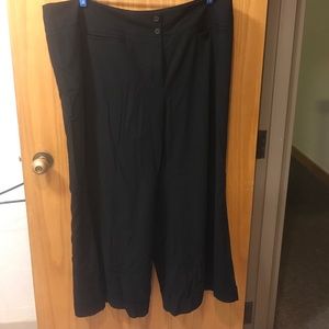 Lane Bryant Black Wide Leg Dress Pant