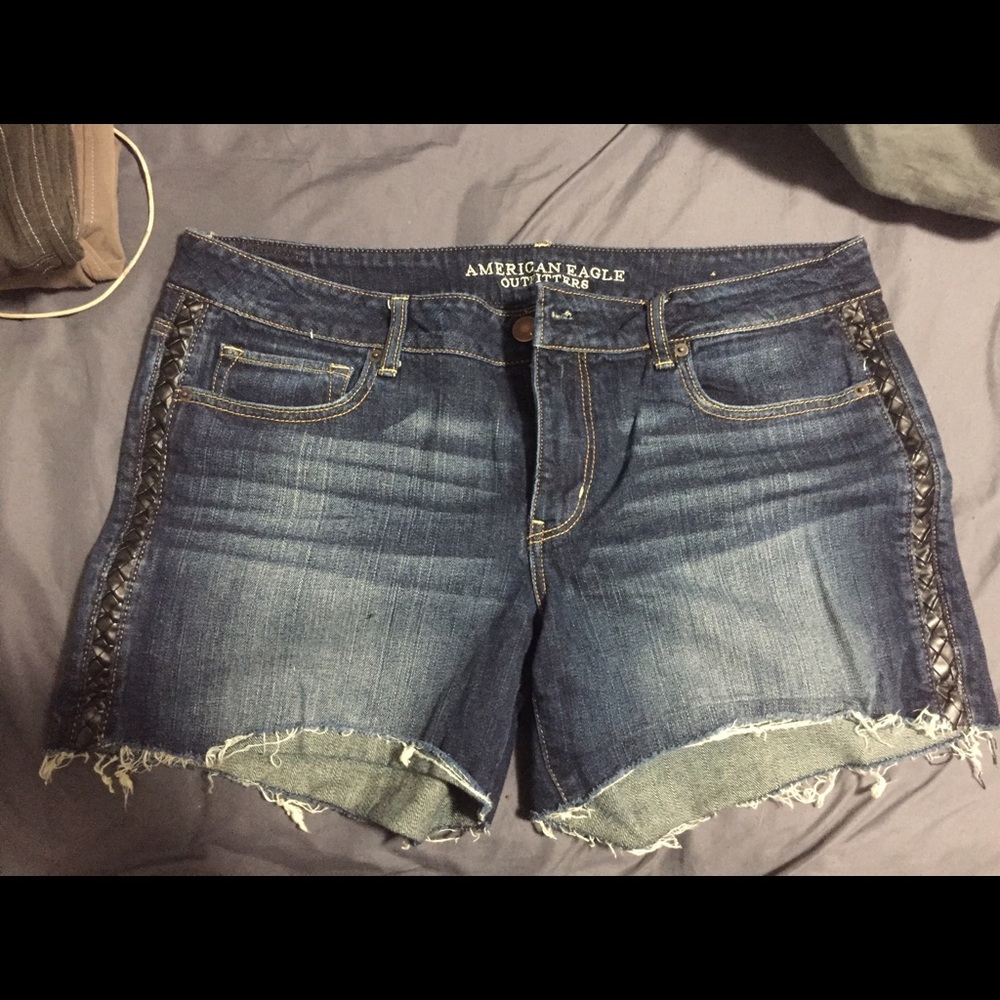 American eagle jean shorts