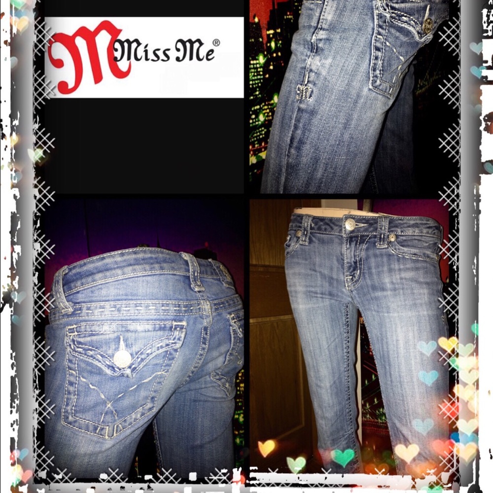Miss Me, bootcut denim jeans 28/32
