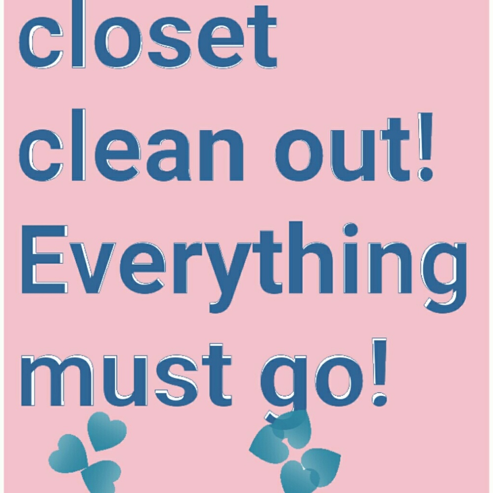 Closet clean out
