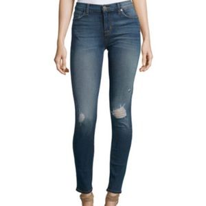 NWT Hudson distressed skinny jeans