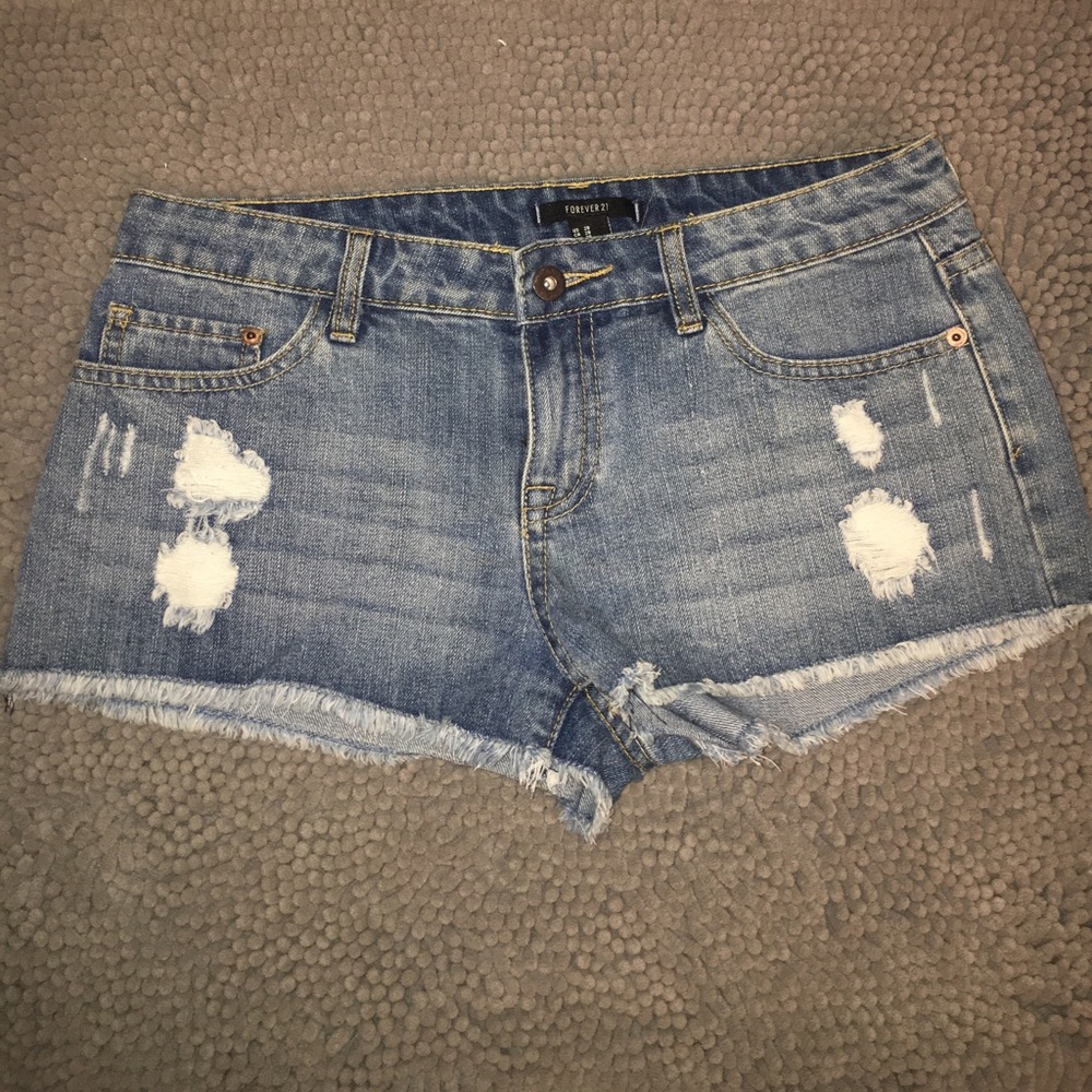 Denim Shorts Size 28 Forever 21