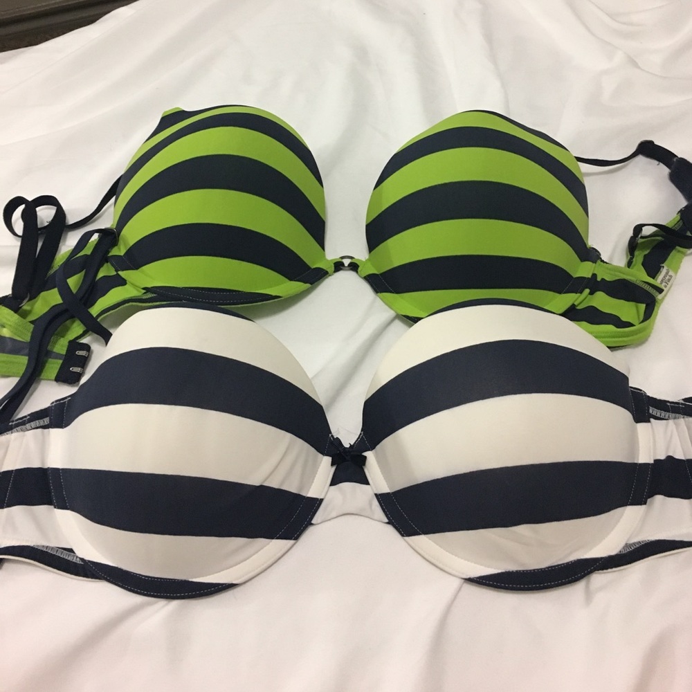 Two A&F push up bras